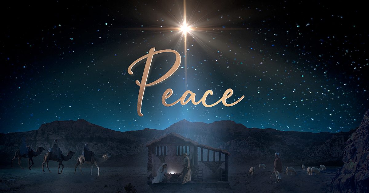 Starry Night Nativity Peace | Motion Video Background