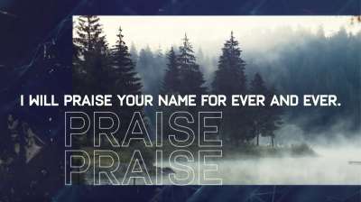 A Psalm of Praise: Worship Opener