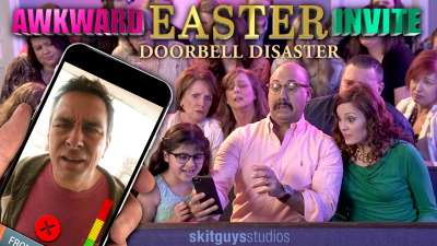 Awkward Easter Invite: Doorbell Disaster
