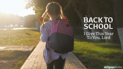 Back To School Prayer: I Give This Year To You, Lord