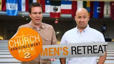Church Announcement 2: Men's Retreat