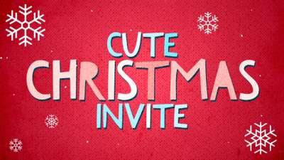 Cute Christmas Invite