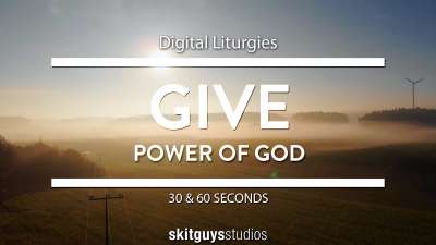 Digital Liturgies: Power Of God Give