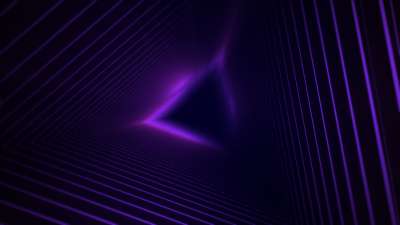 Geo Depths Purple Triangle