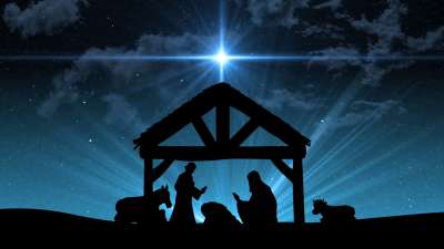 Starry Night Nativity 11 Motion Background | The Skit Guys