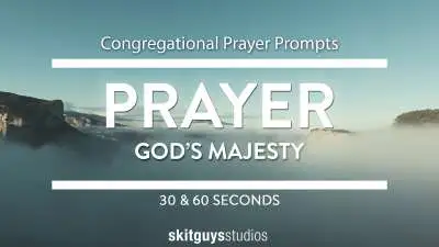 God's Majesty: Prayer