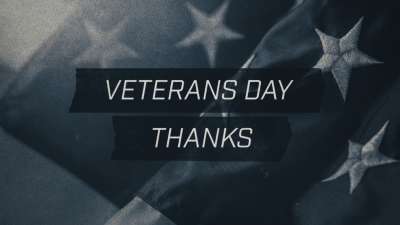 Veteran's Day Thanks