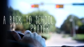 A Back To School Prayer